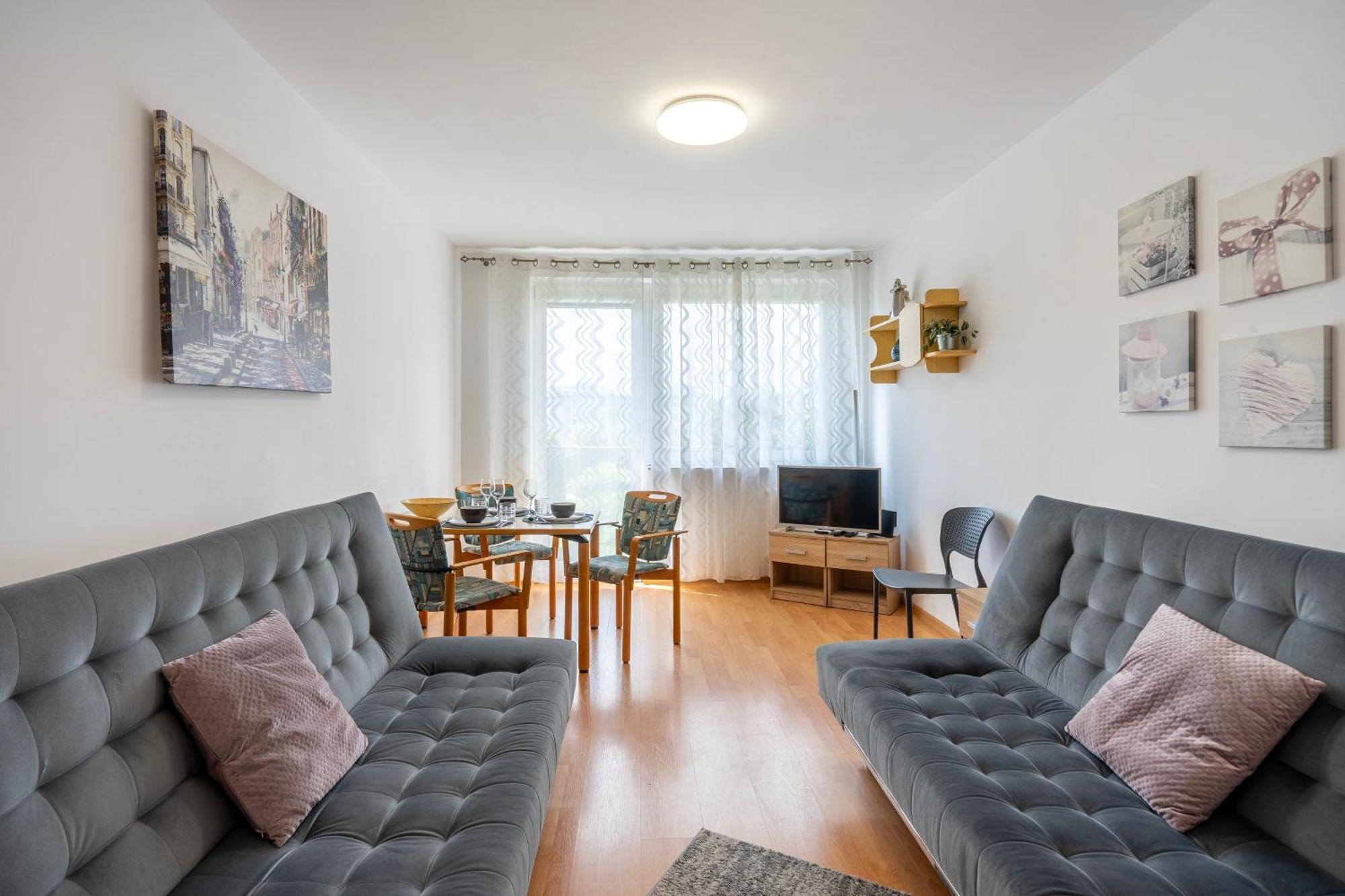 02 Gdansk Przymorze - Apartament Mieszkanie Dla 6 Os Kültér fotó